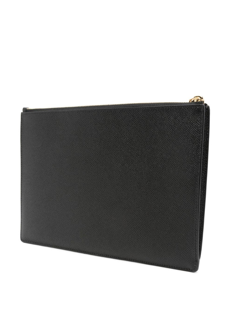 Gancini leather clutch bag 3