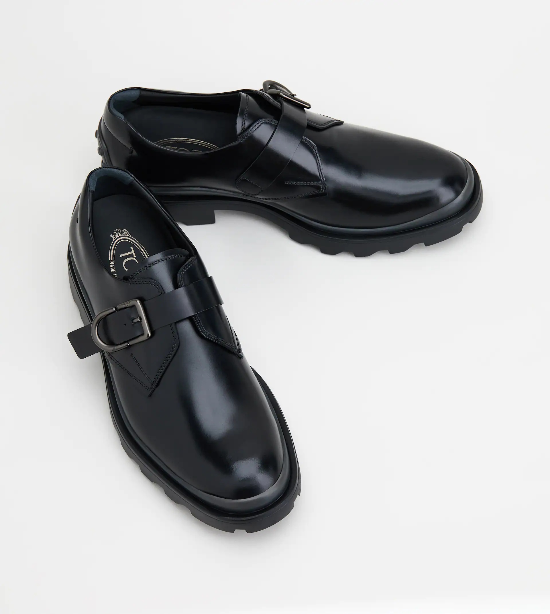 MONKSTRAPS IN LEATHER - BLACK - 3