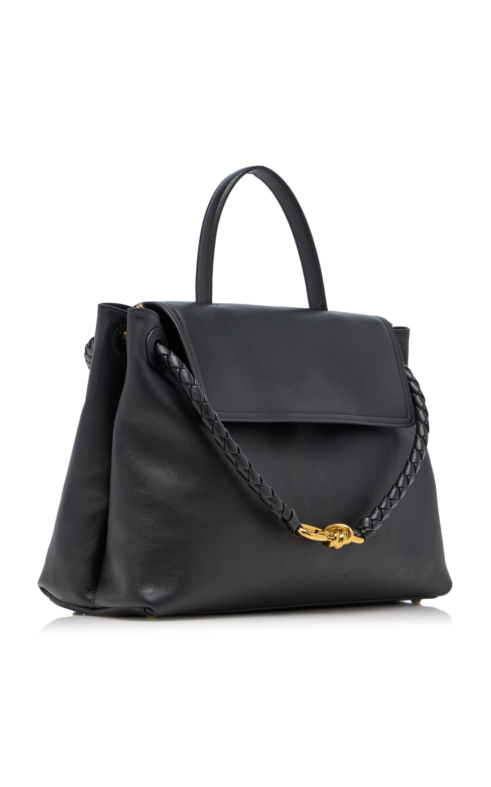Medium Andiamo Leather Top Handle Bag black - 4