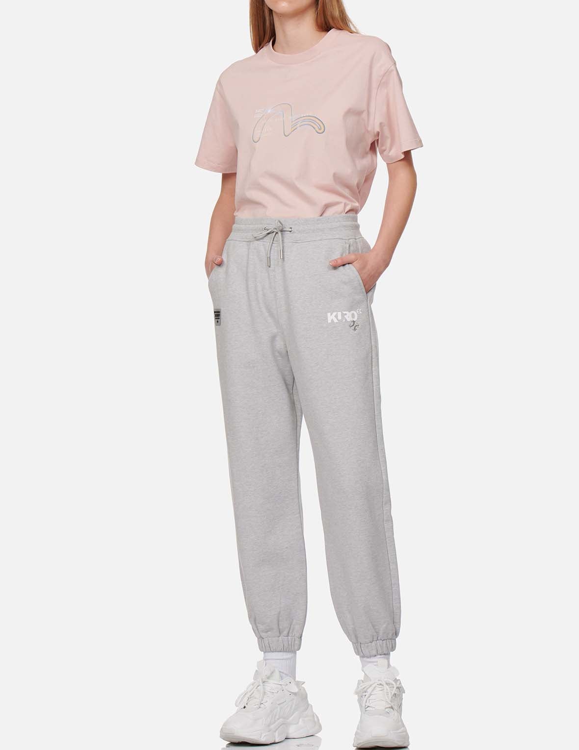 Triple Seagull Print and Embroidery Sweatpants - 3