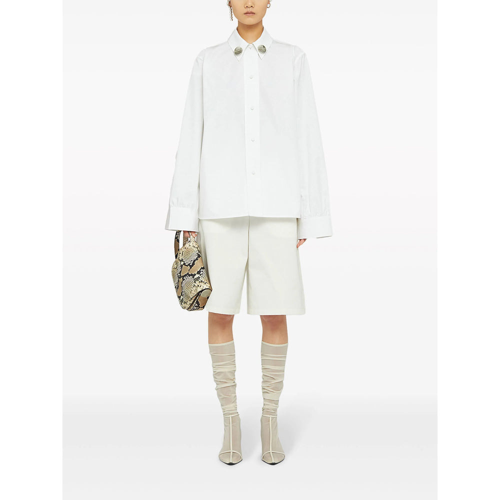 Jil Sander White Tops - Shirts Women - 5
