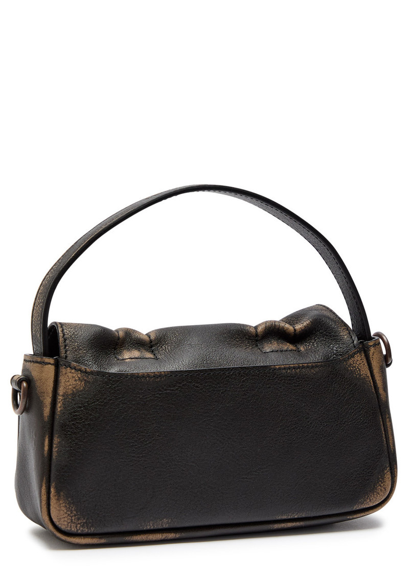 Acne Studios Acne Studios Multipocket Micro Vintage Grained-leather top Handle bag outlook