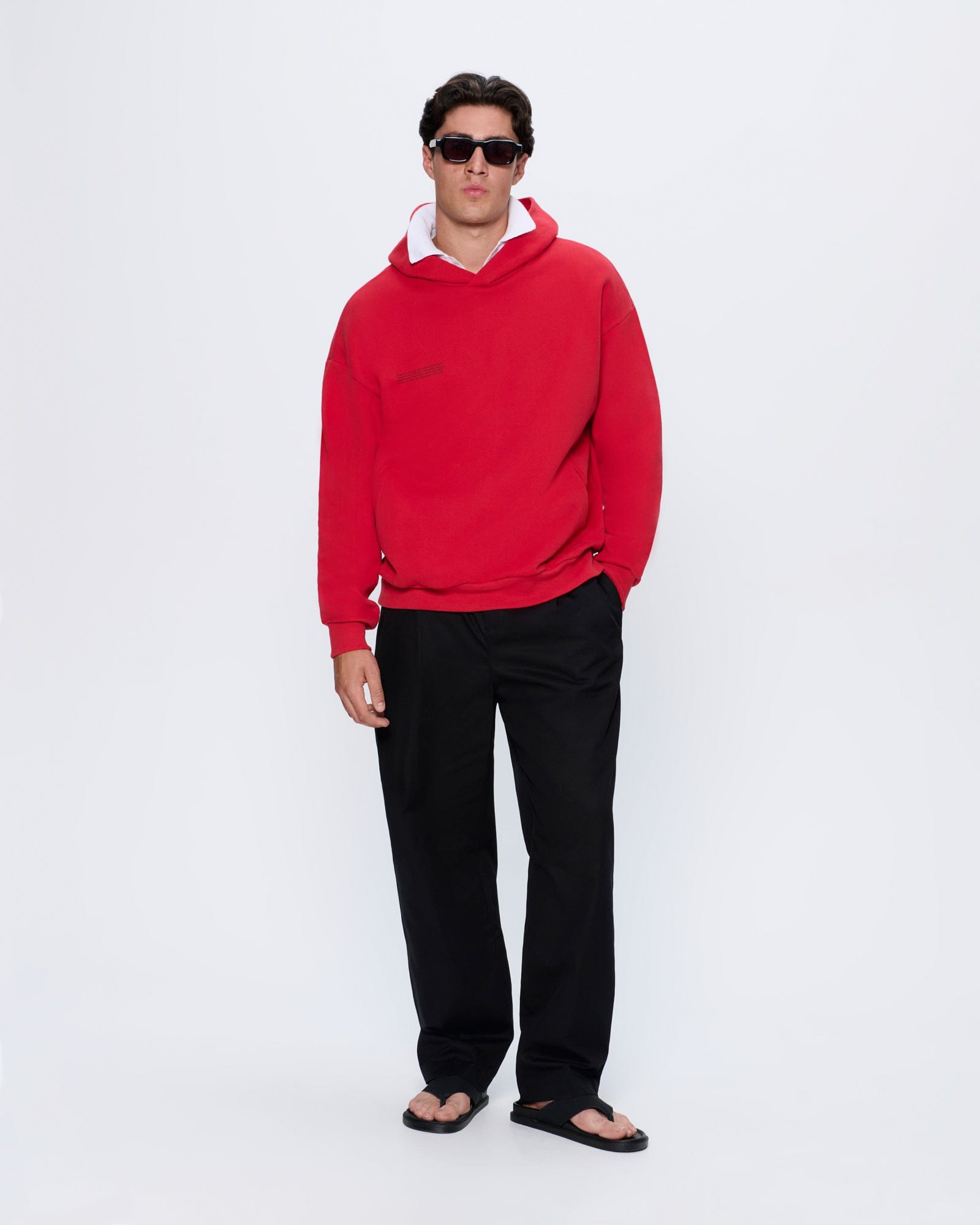 Mens 365 Midweight Hoodie - Red - 2