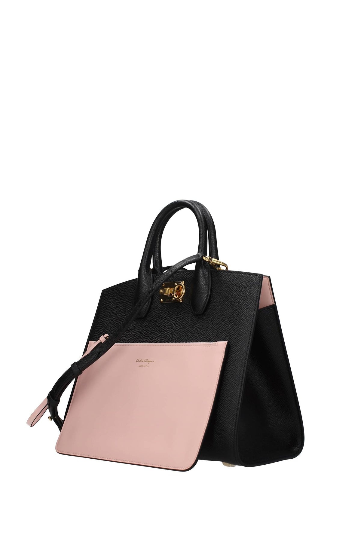 Handbags the studio Leather Black - 2