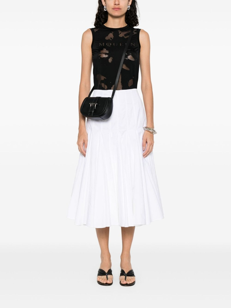 Alexander McQueen logo-jacquard top outlook