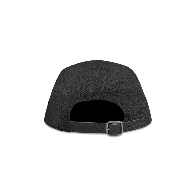 Supreme Supreme Linen Camp Cap 'Black' outlook