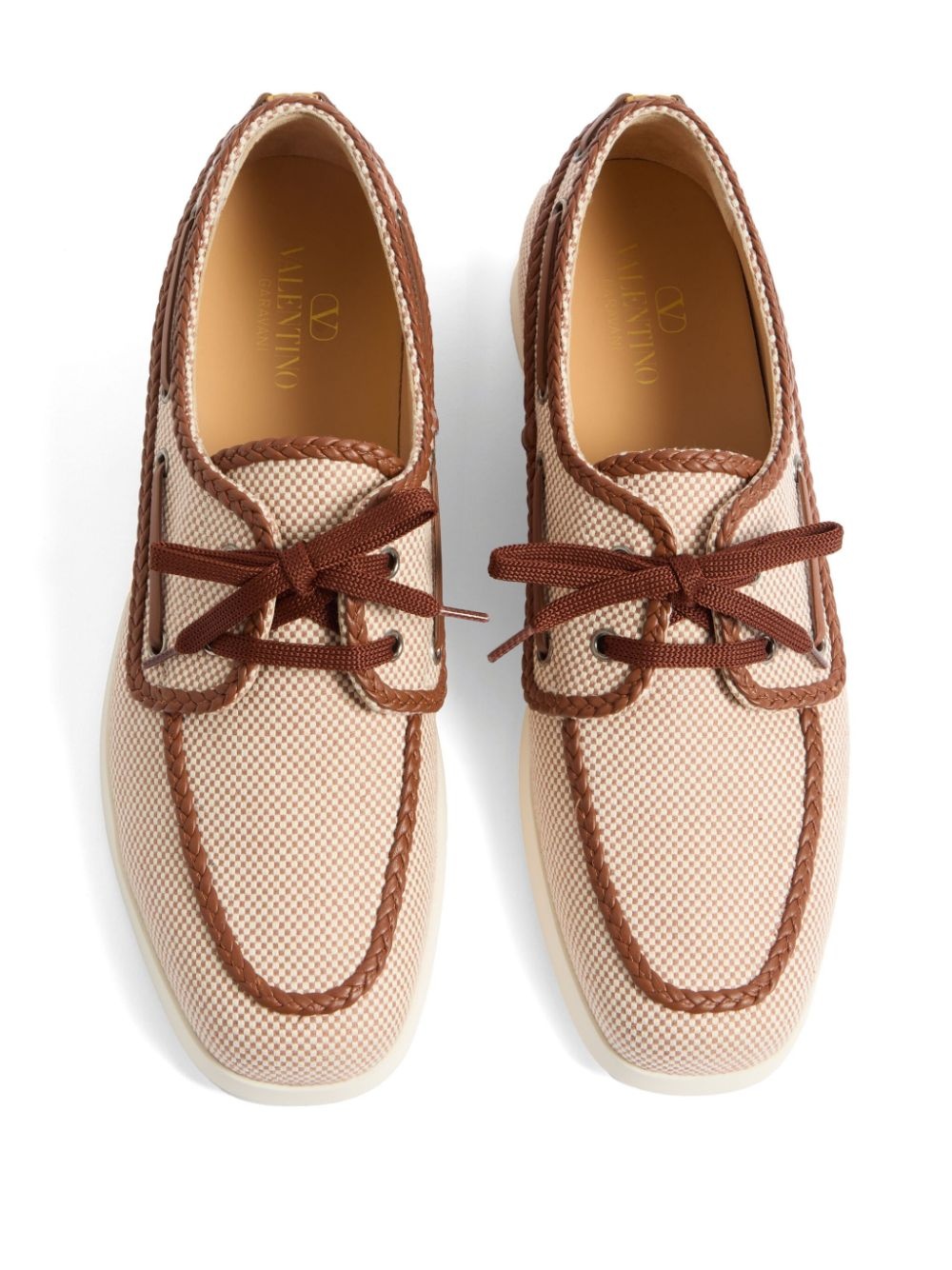 lace-up boat shoes - 4