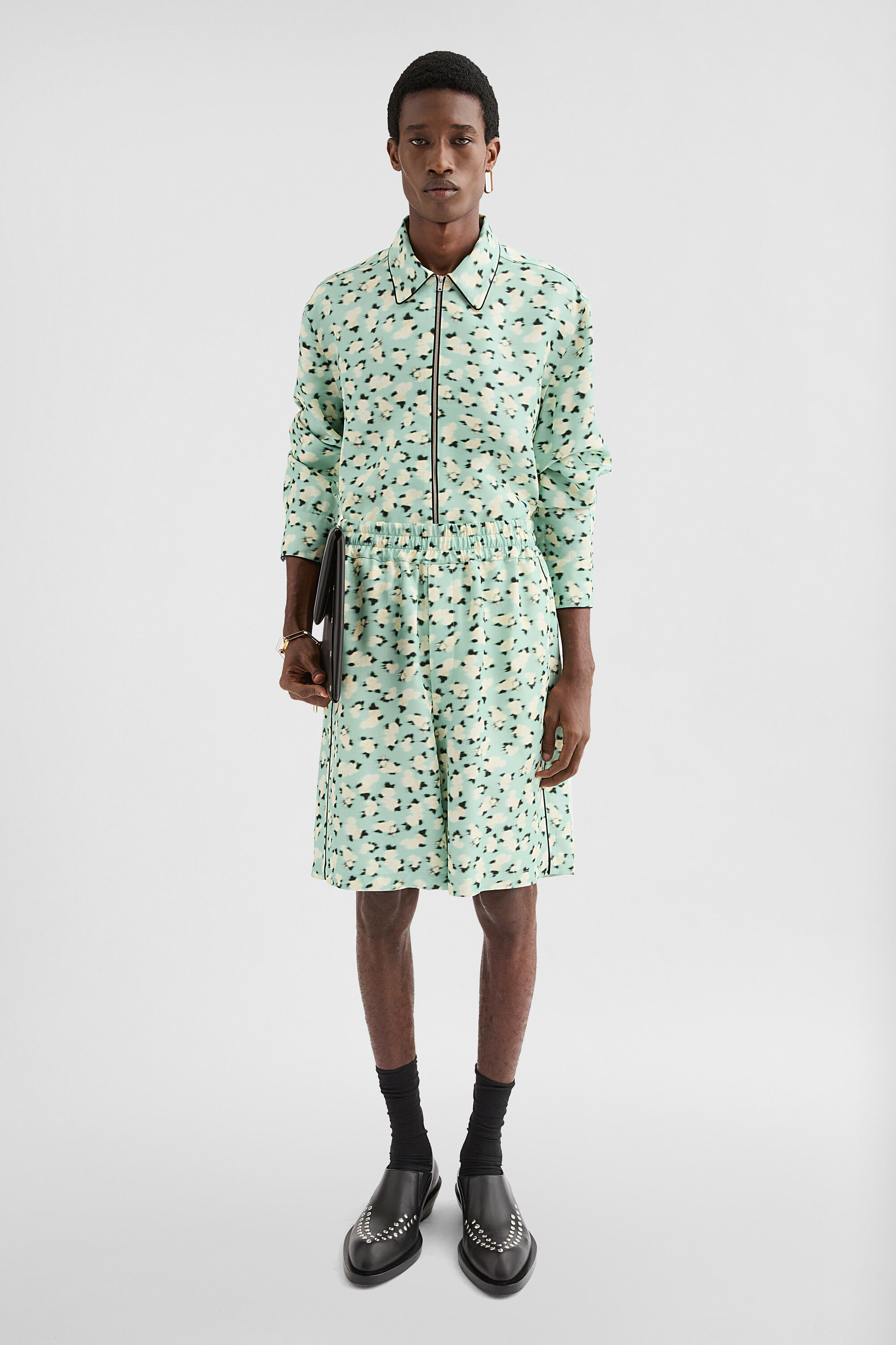 Fluid Viscose Printed Shirt - 5