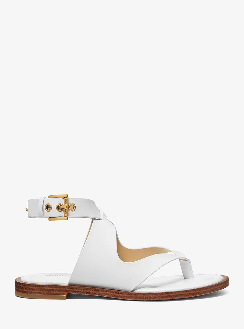 MICHAEL KORS Irene Leather Wrap Sandal outlook