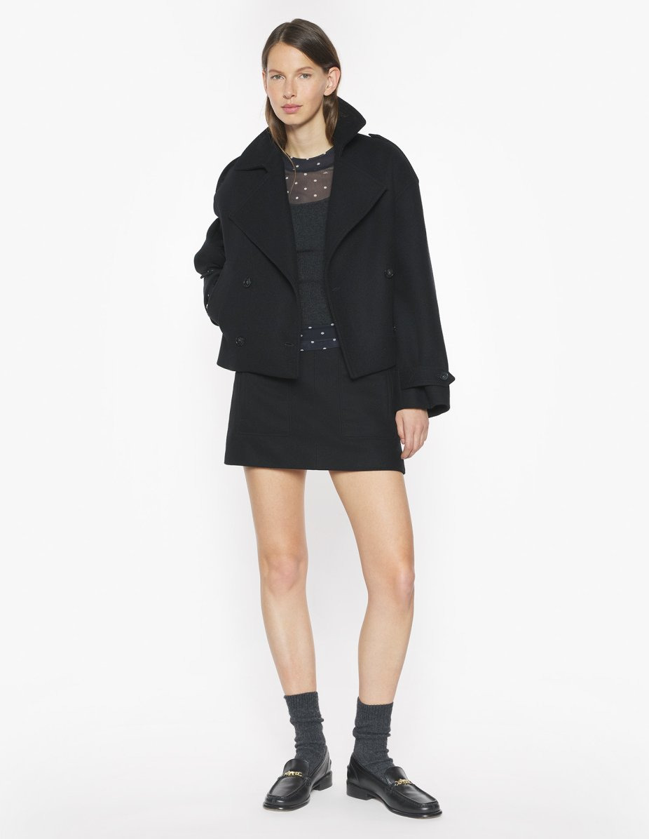 CROPPED PEACOAT - 2