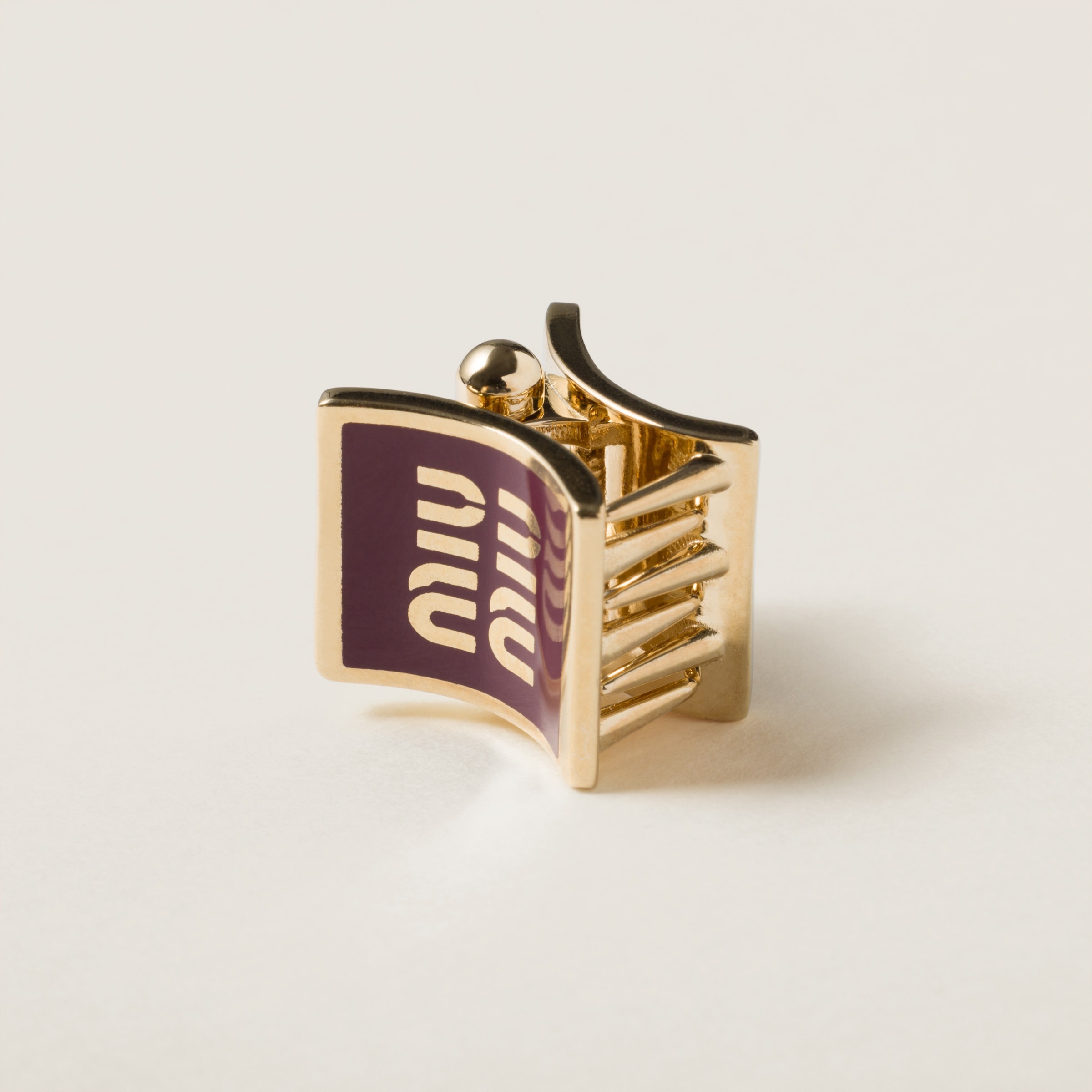 Enameled metal hair clips - 2