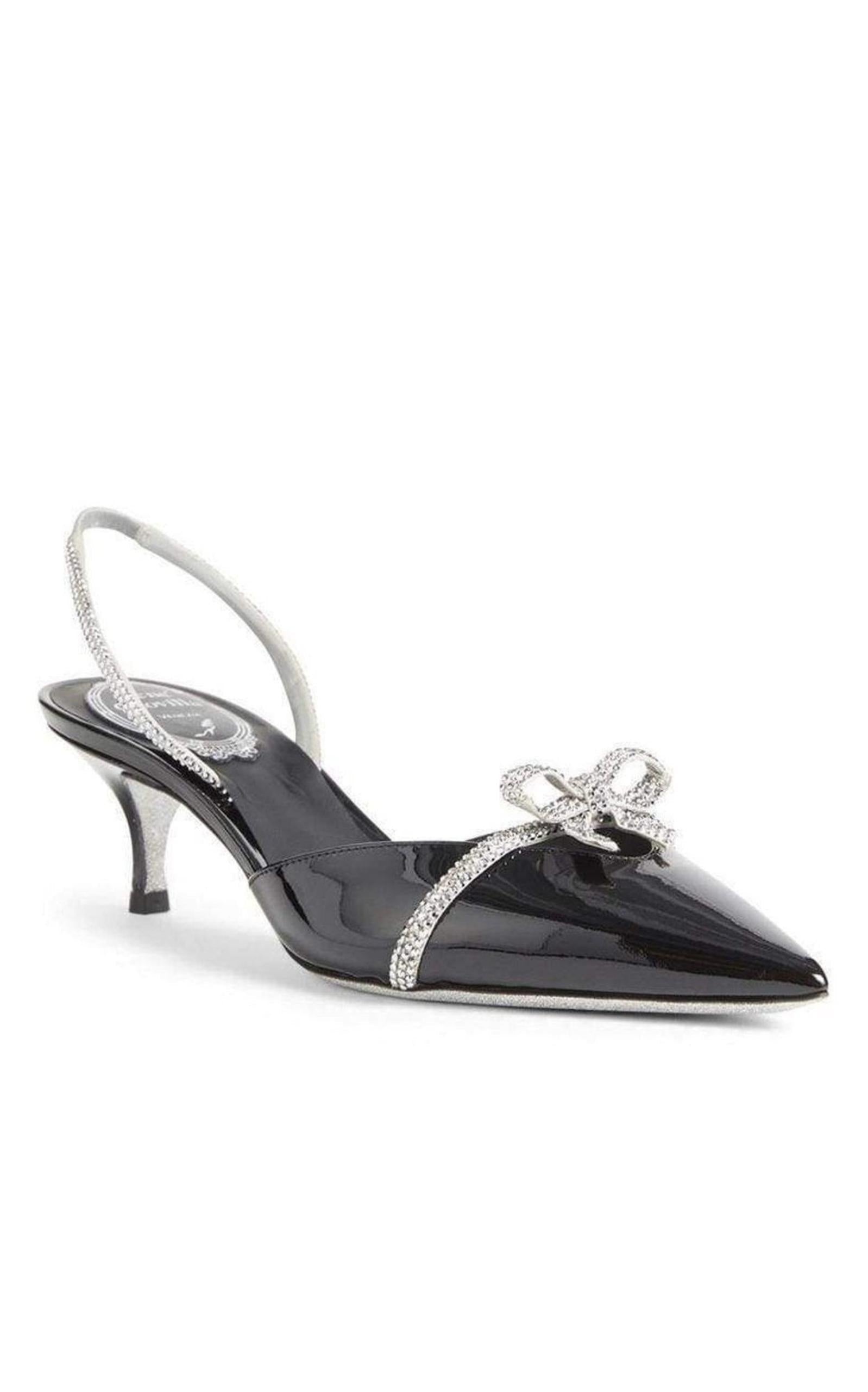 Fiocchina Patent Leather Slingback Pumps - 2