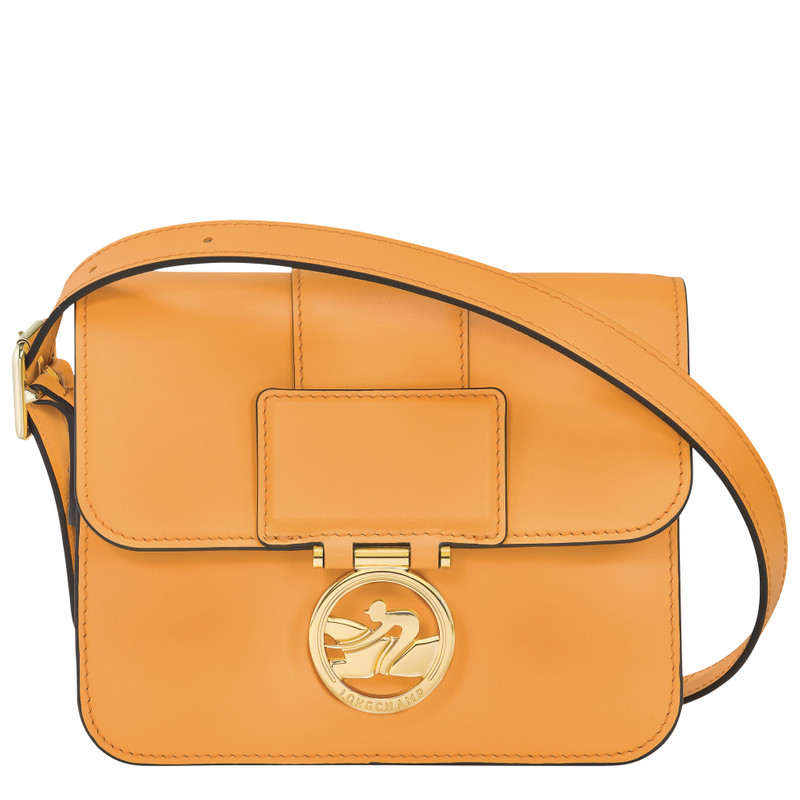 Box-Trot S Crossbody bag Apricot - Leather - 1