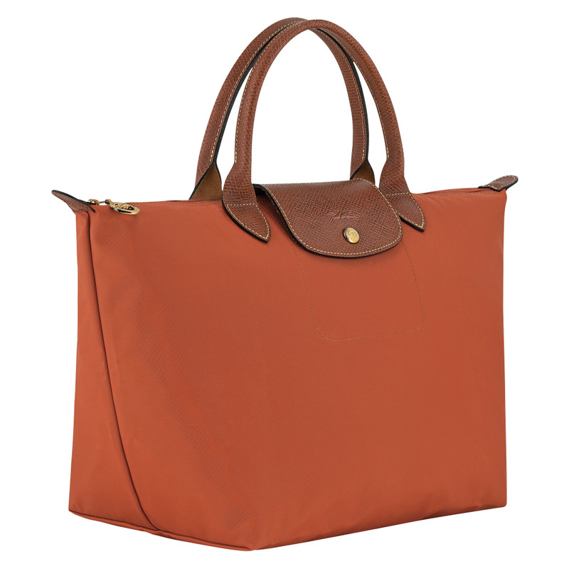 Le Pliage Original M Handbag Brick - Recycled canvas 3