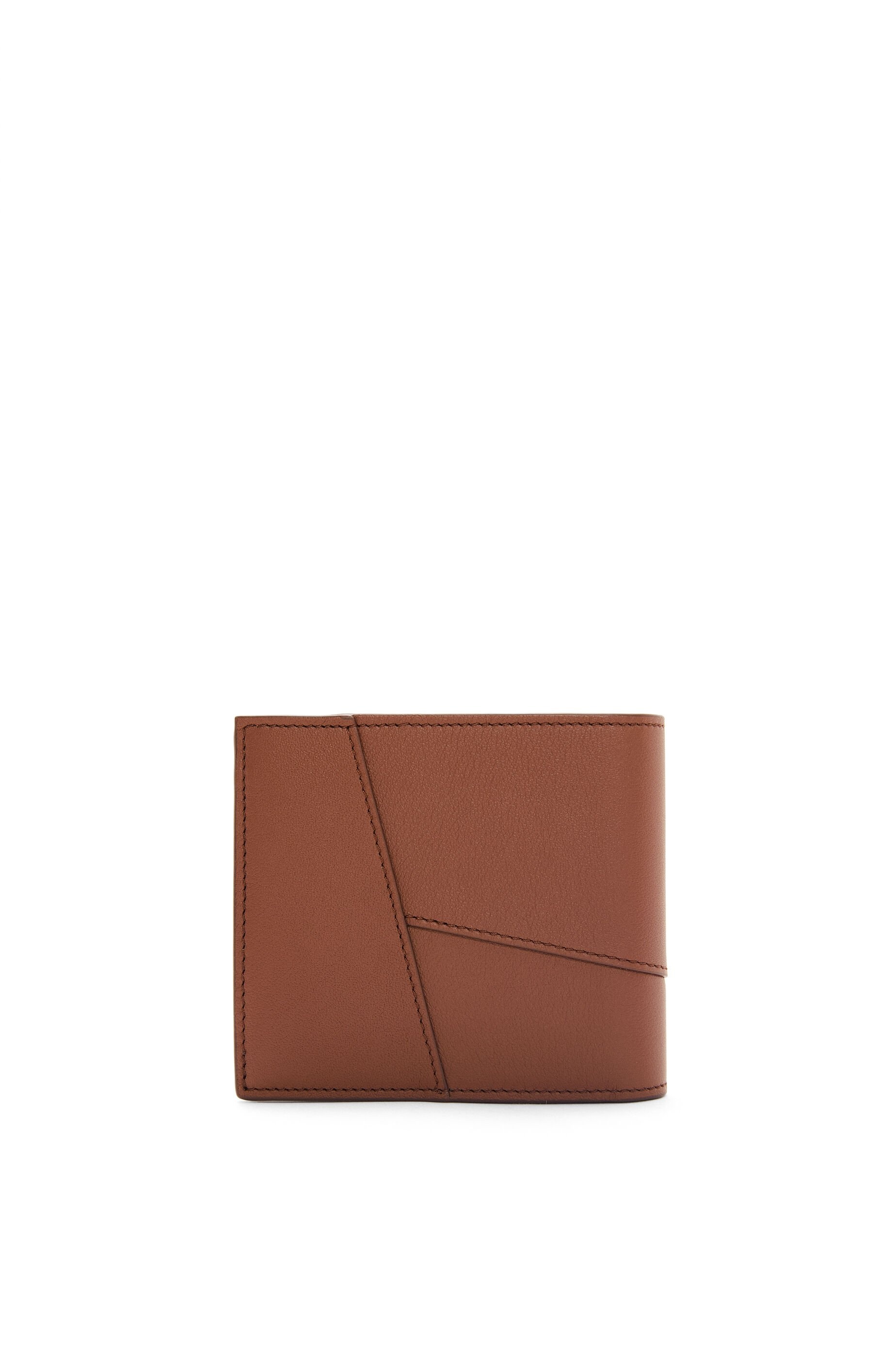 Puzzle bifold coin wallet in classic calfskin - 4