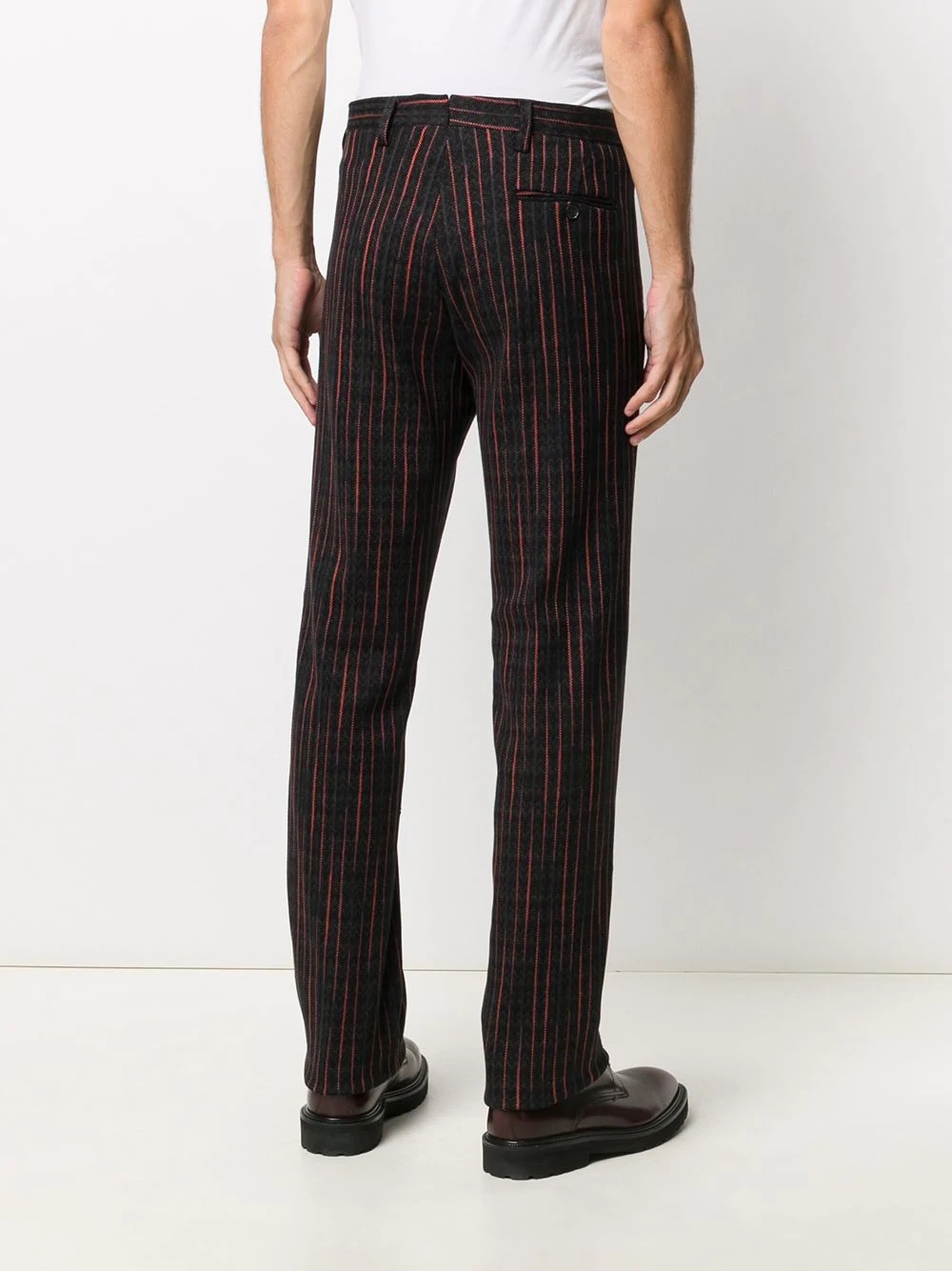 striped tailored trousers  - 4