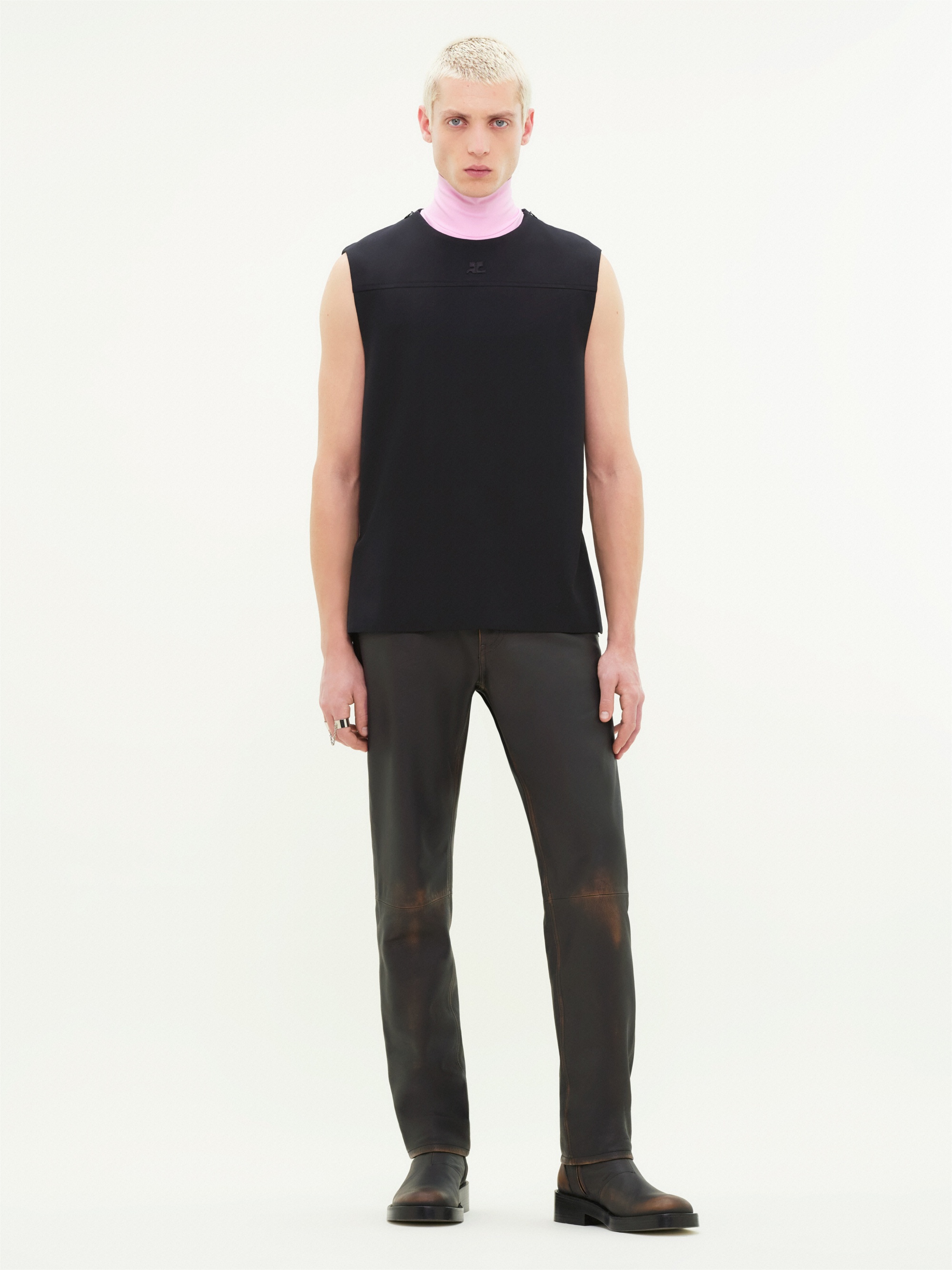 WOOL SLEEVELESS TOP - 2