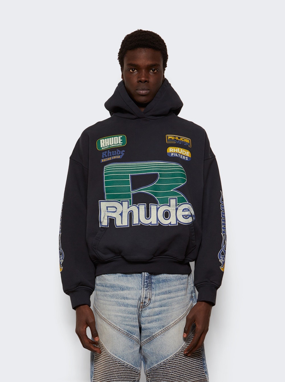 Roadway Racing Hoodie Vintage Black - 2