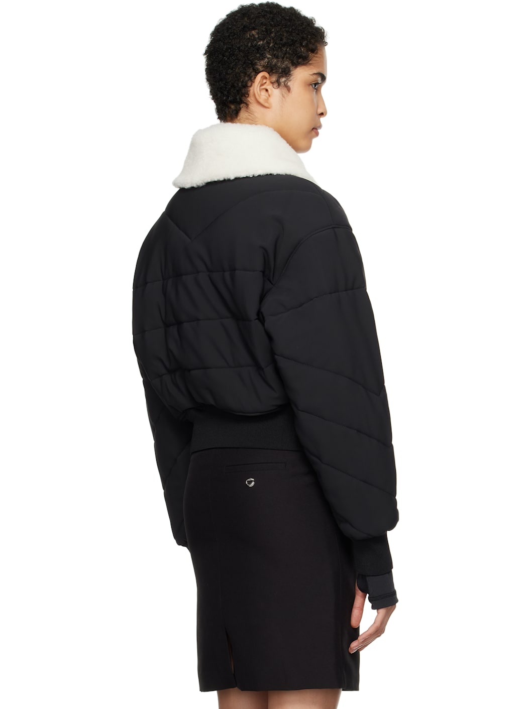 Black C+ Bomber Jacket - 3