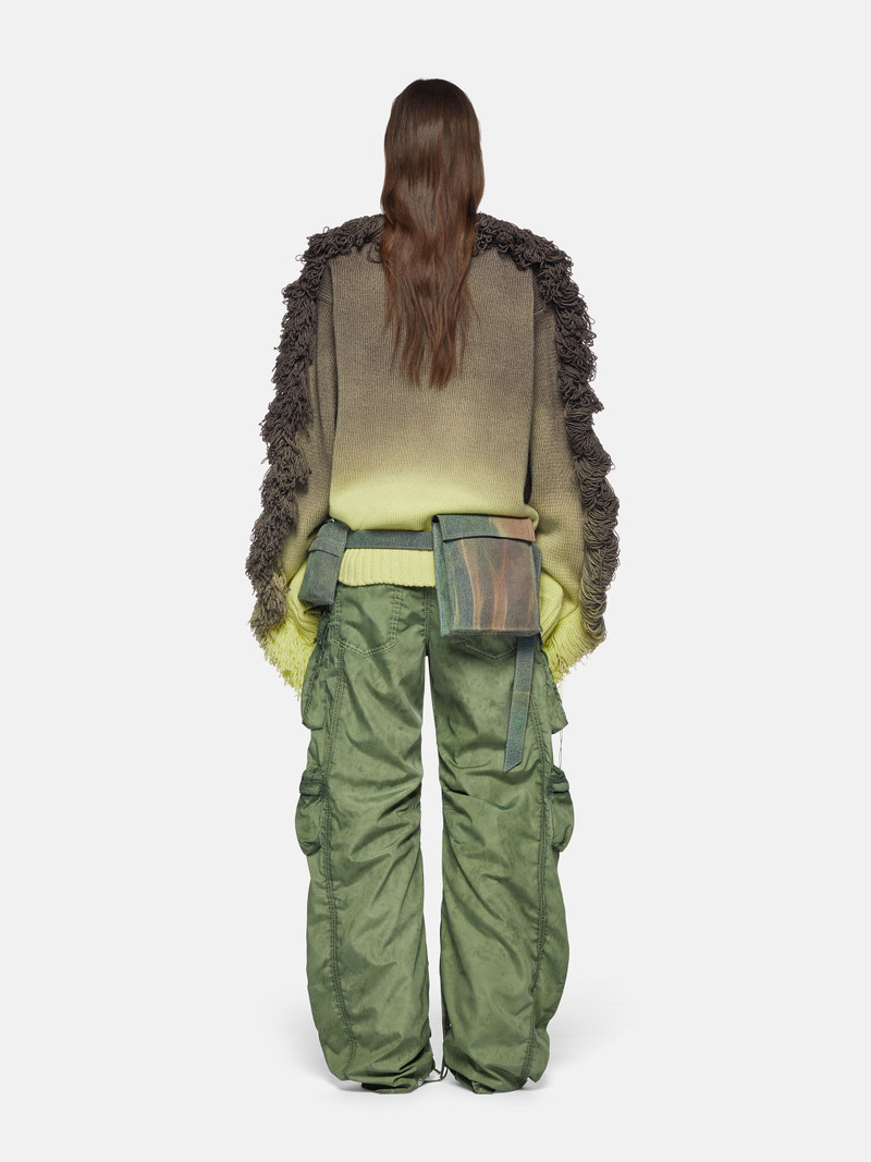 ''RUNDIE'' LIME MULTISHADES SWEATER 3