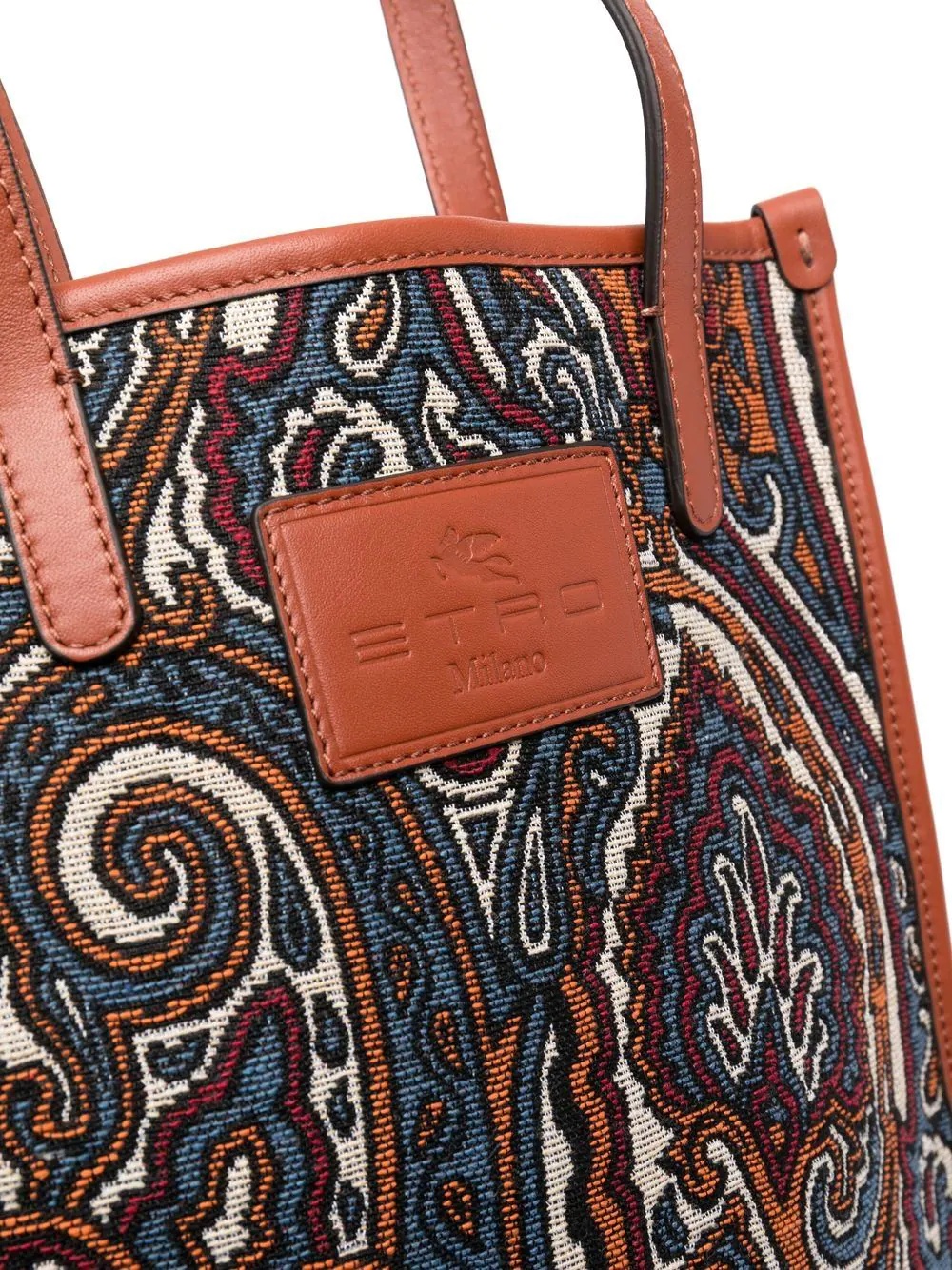 Paisley-Jacquard tote bag - 4