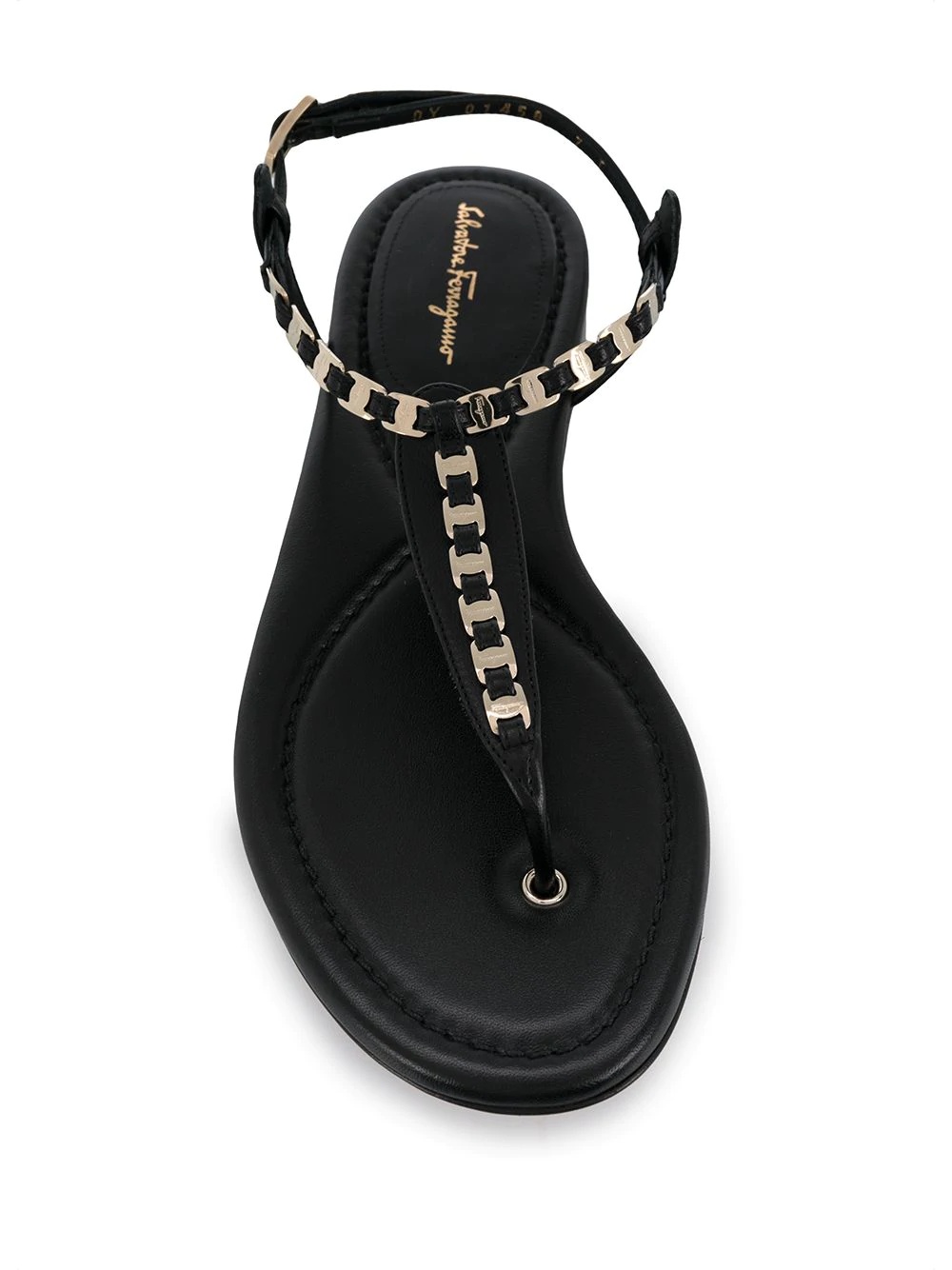 chain strap sandals - 4