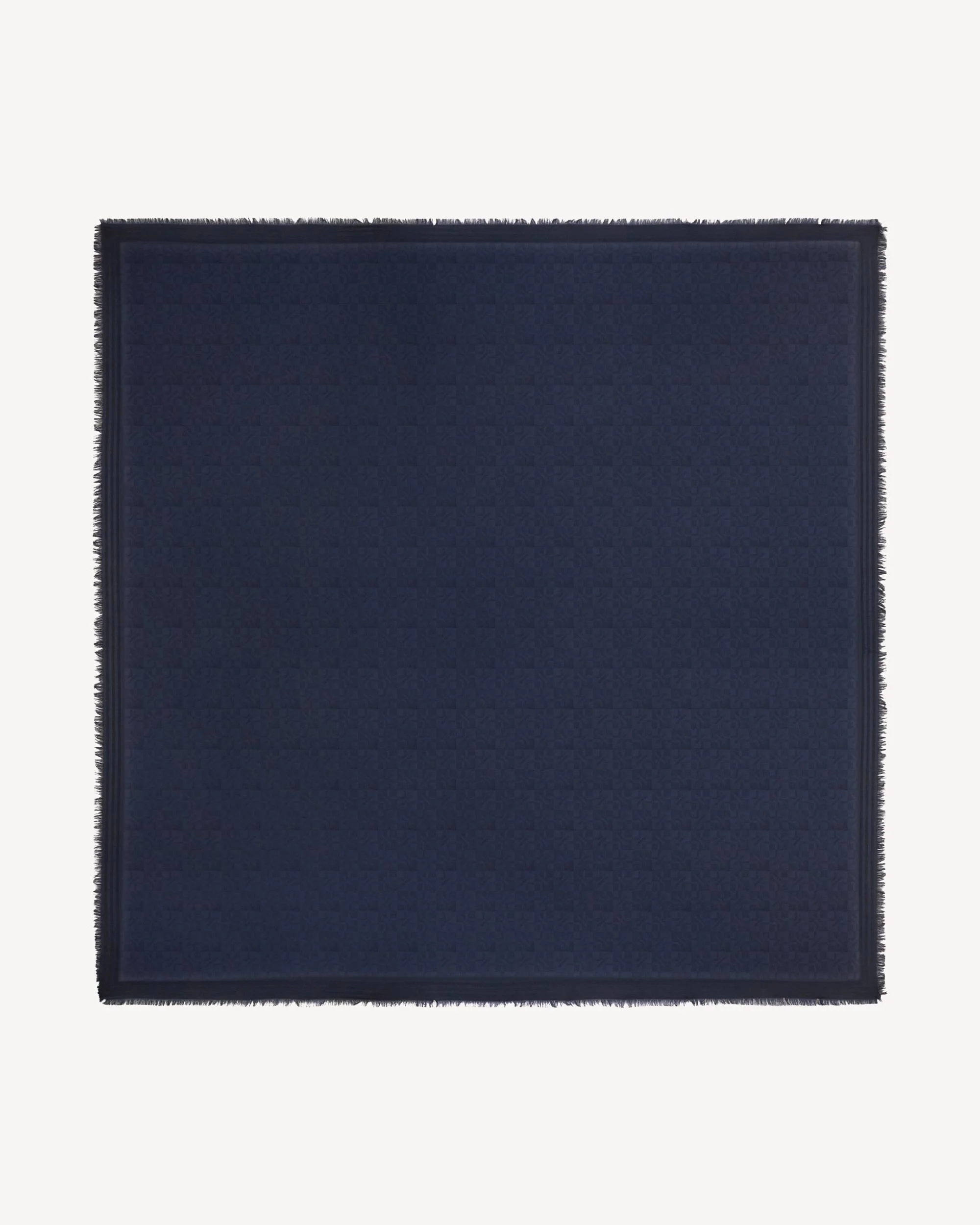 'Kenzogram' large square in silk and wool jacquard - 1