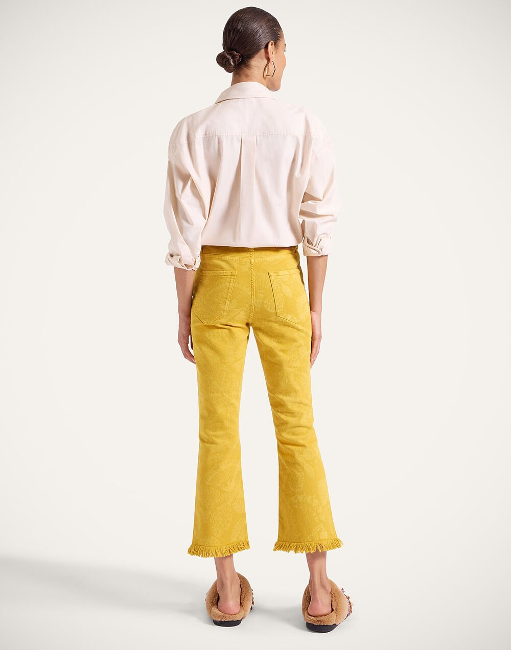 Fancy Crop Jeans - 5