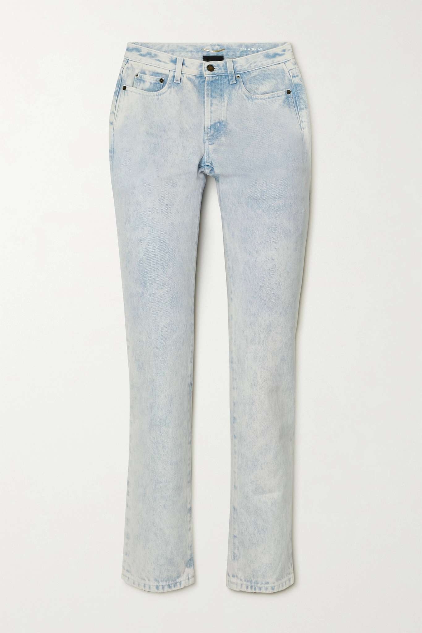 Low-rise straight-leg jeans - 1