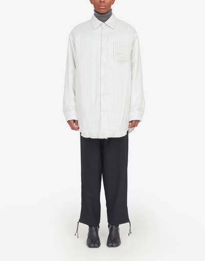 Maison Margiela Padded stripes lining shirt outlook