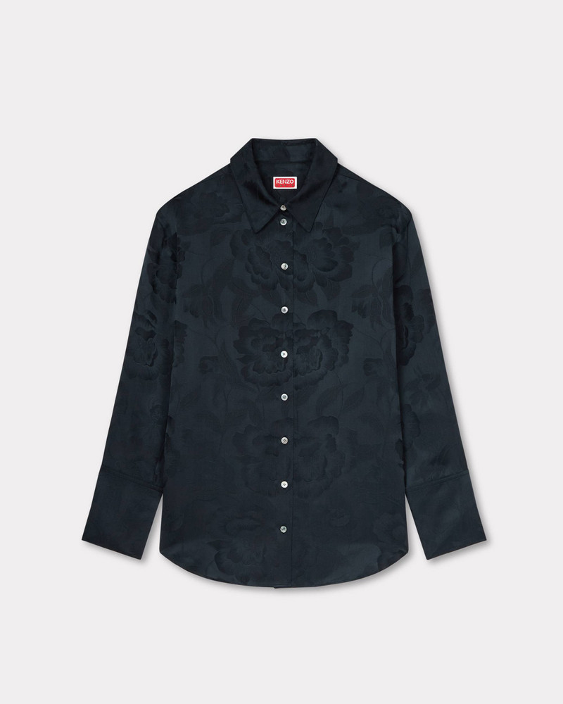 'KENZO Peonies' shirt in silk viscose - 1