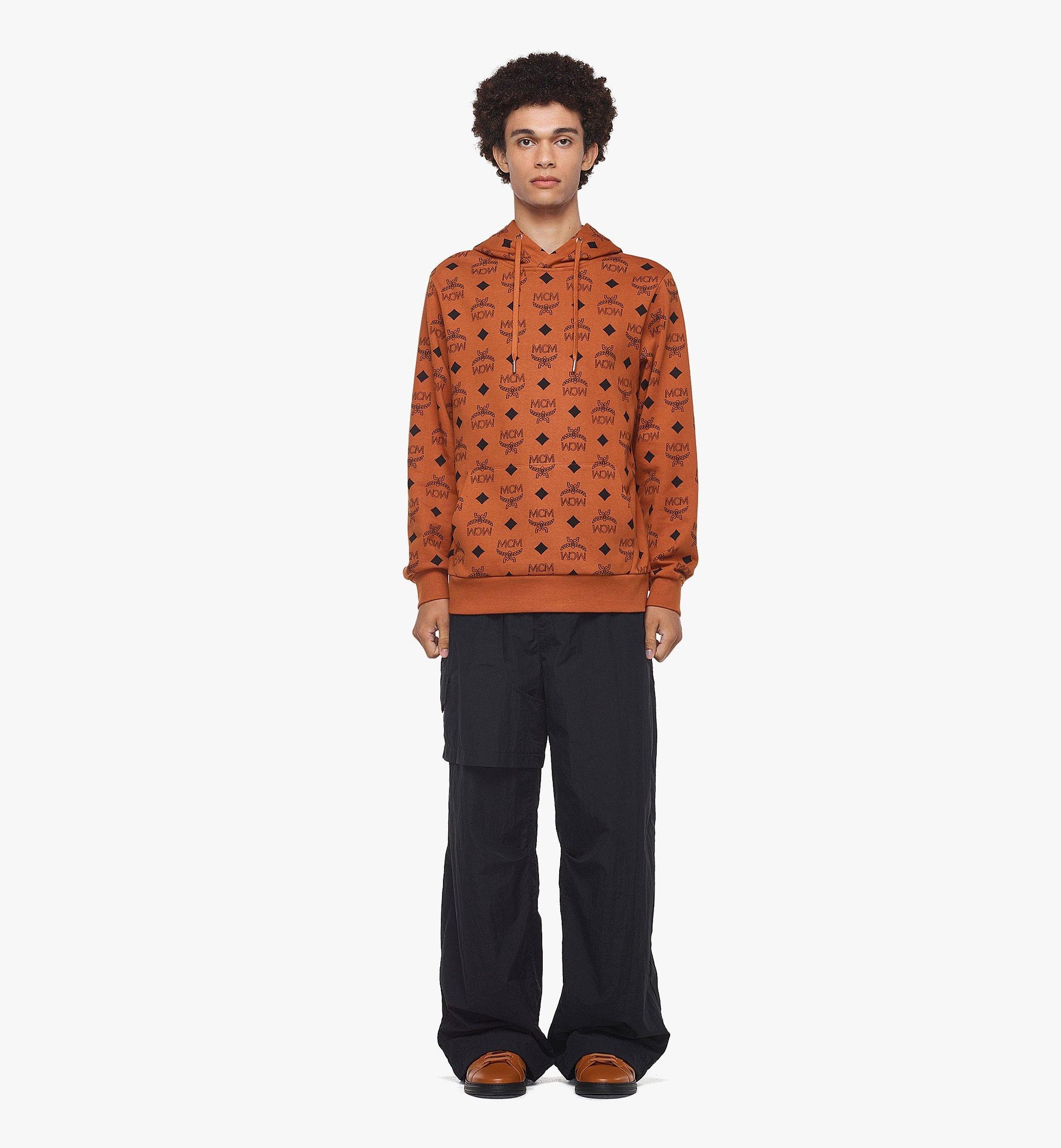 Maxi Monogram Print Hoodie in Organic Cotton - 2