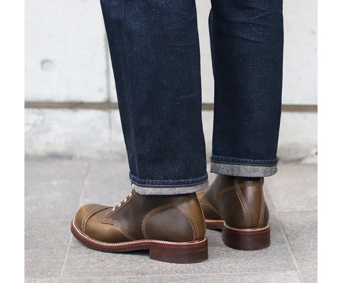 LK-014 Combat Boots Horween CXL Dark Olive - 10