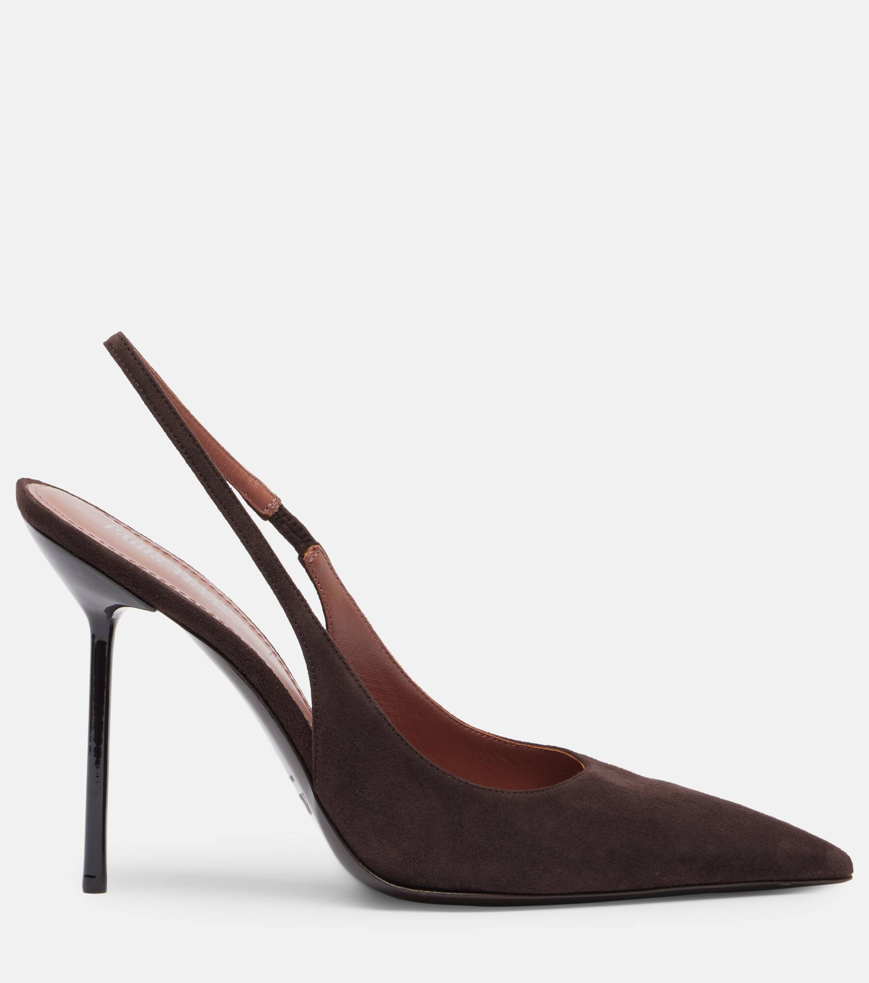 Lidia 105 suede slingback pumps - 4