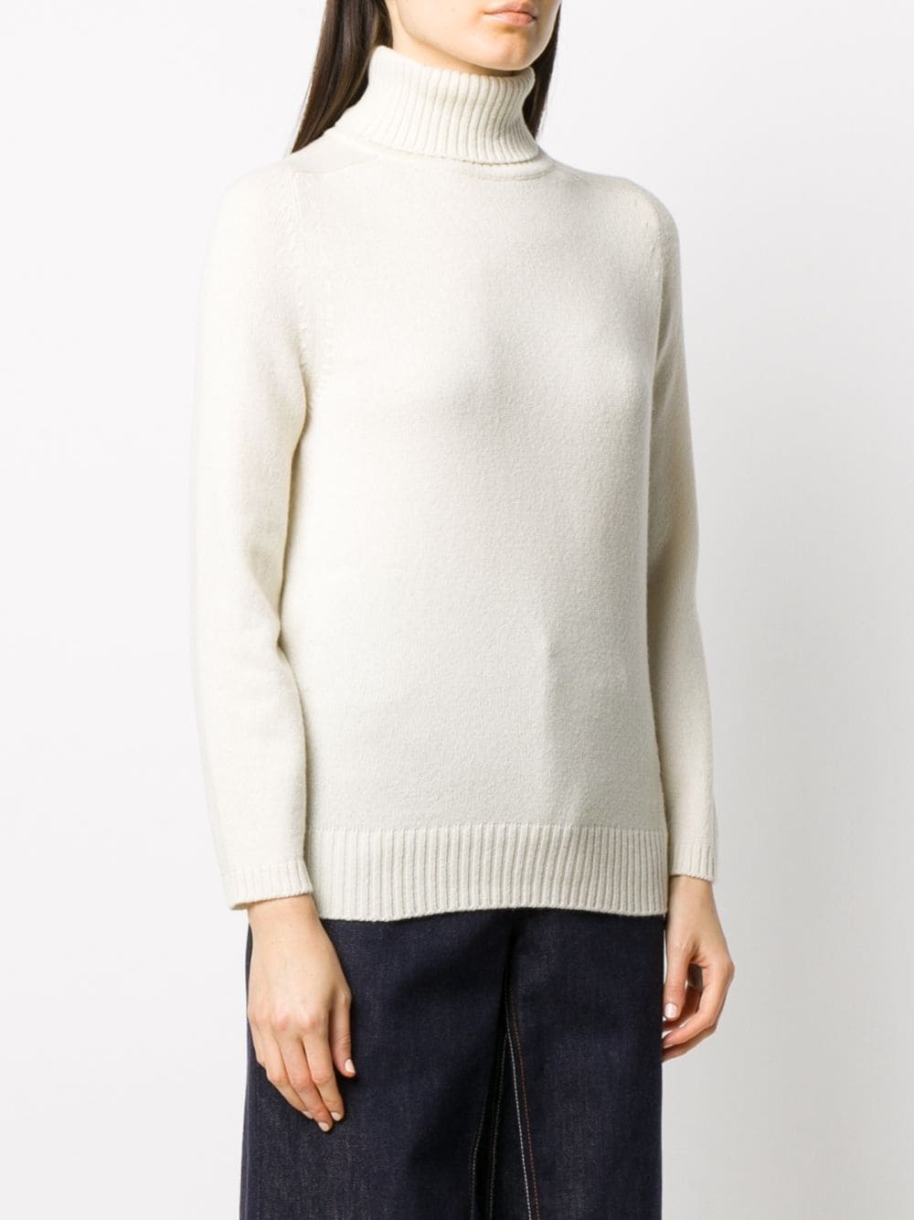 roll-neck cashmere jumper - 3