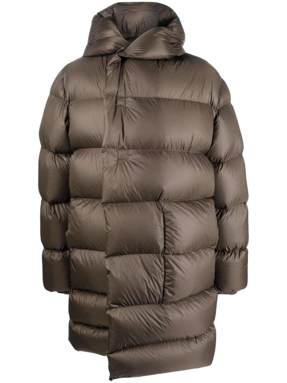 oversized hooded padded coat - 1