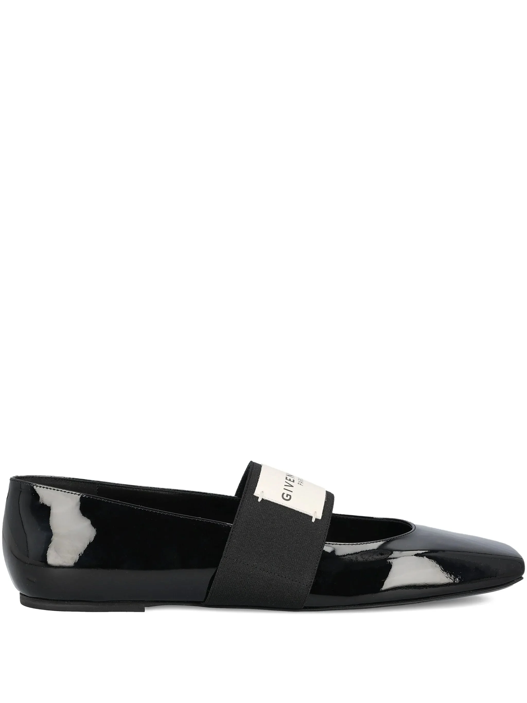 patent-leather band ballet flats - 1