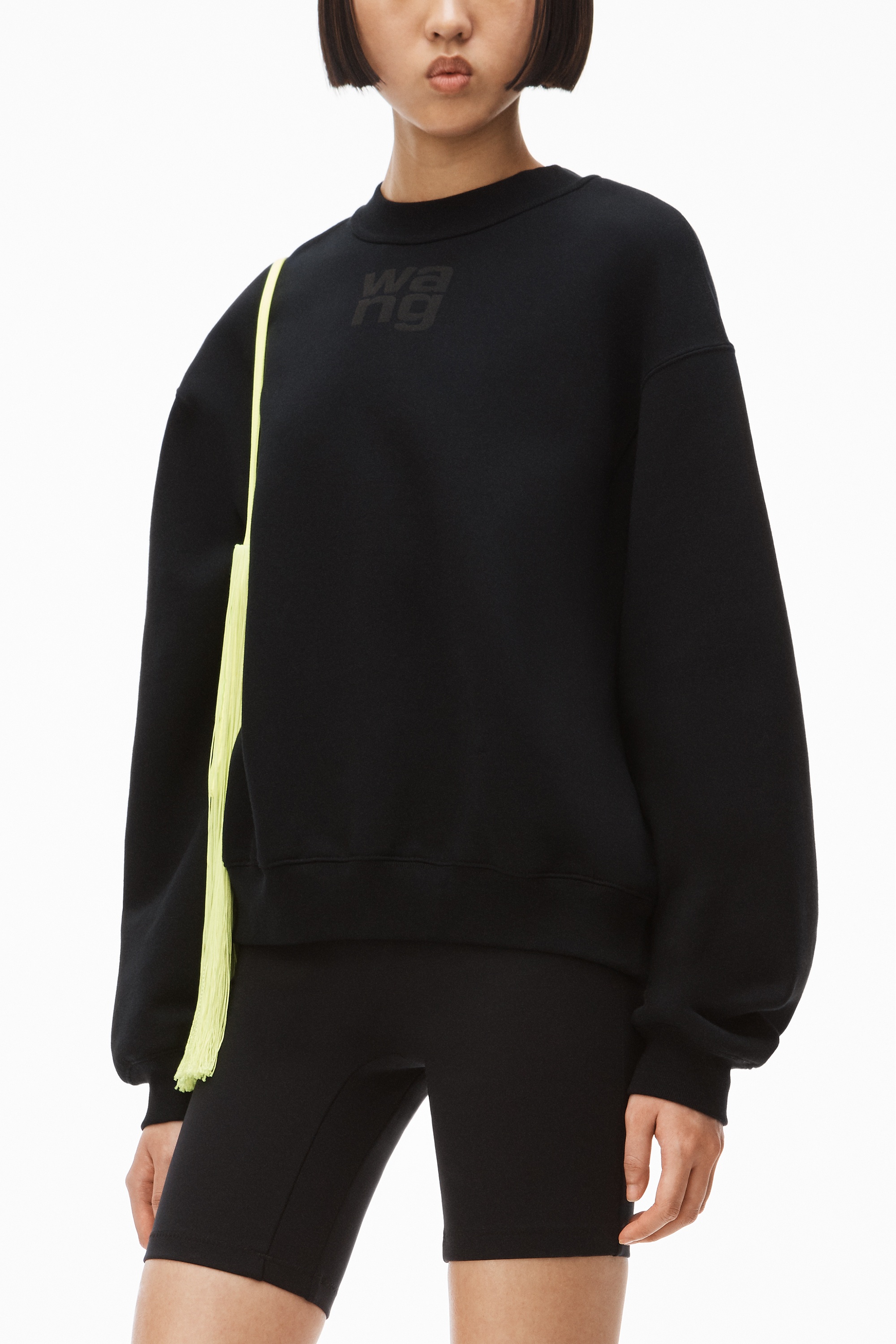 puff logo sweatshirt in structured terry - 3