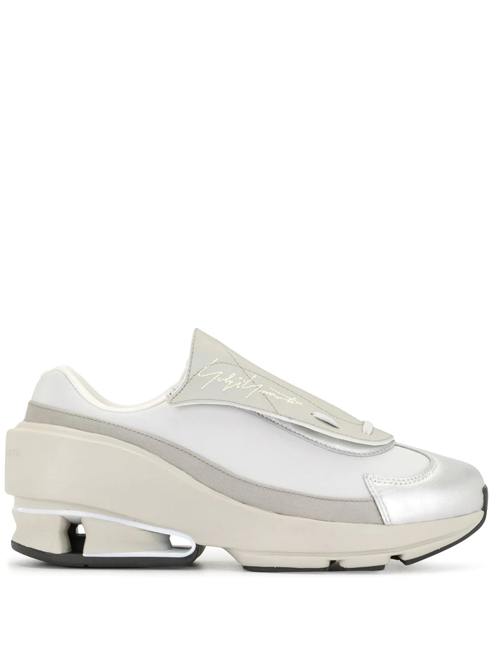 panelled slip-on sneakers - 1