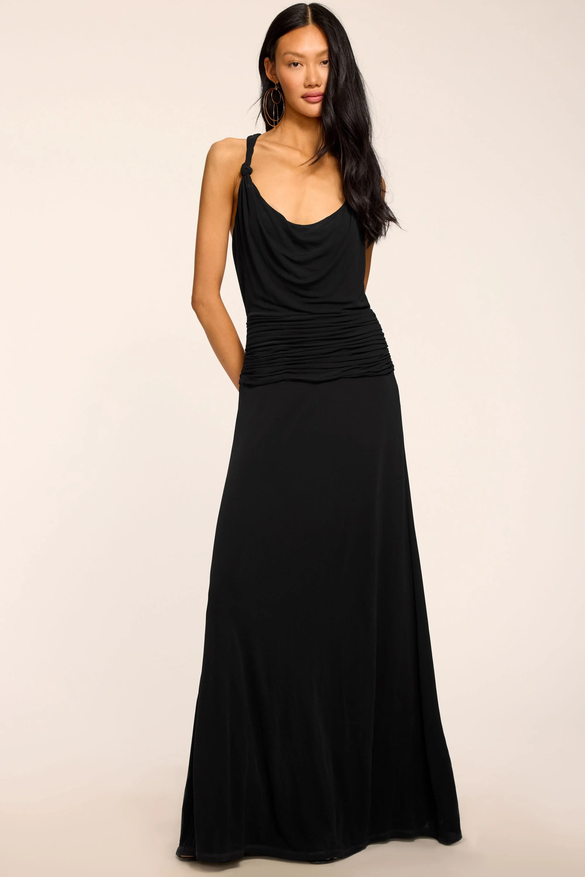 Mariah Embellished Jersey Maxi Gown - 1