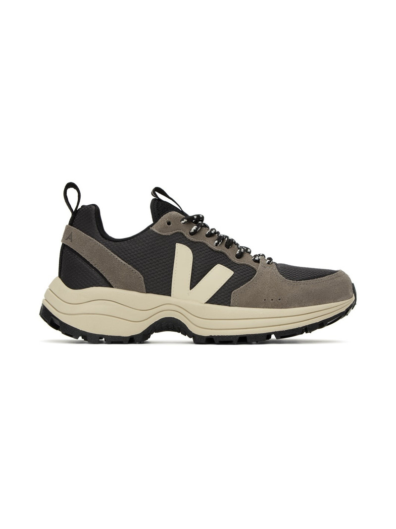 Gray & Taupe Venturi Sneakers - 1