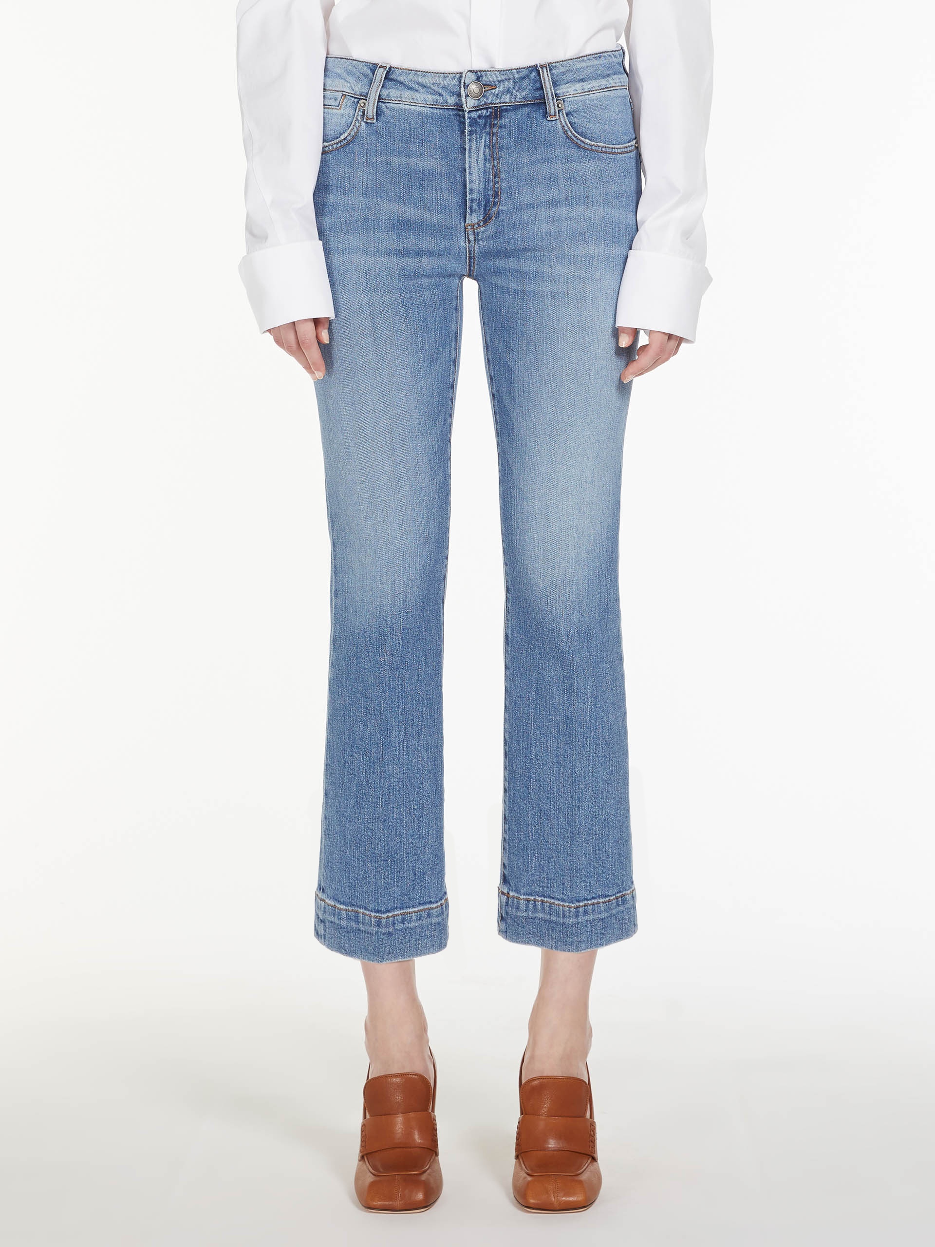 MESSICO Low-rise mini flare jeans - 3