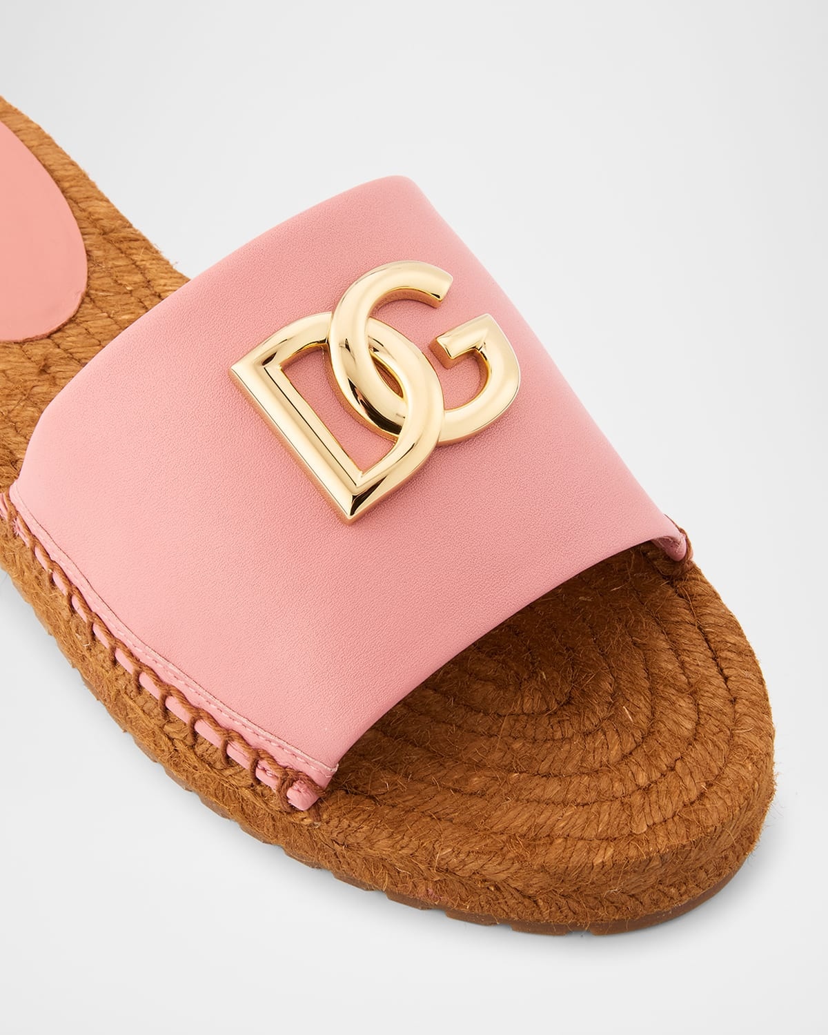 DG Medallion Napa Espadrille Sandals - 7