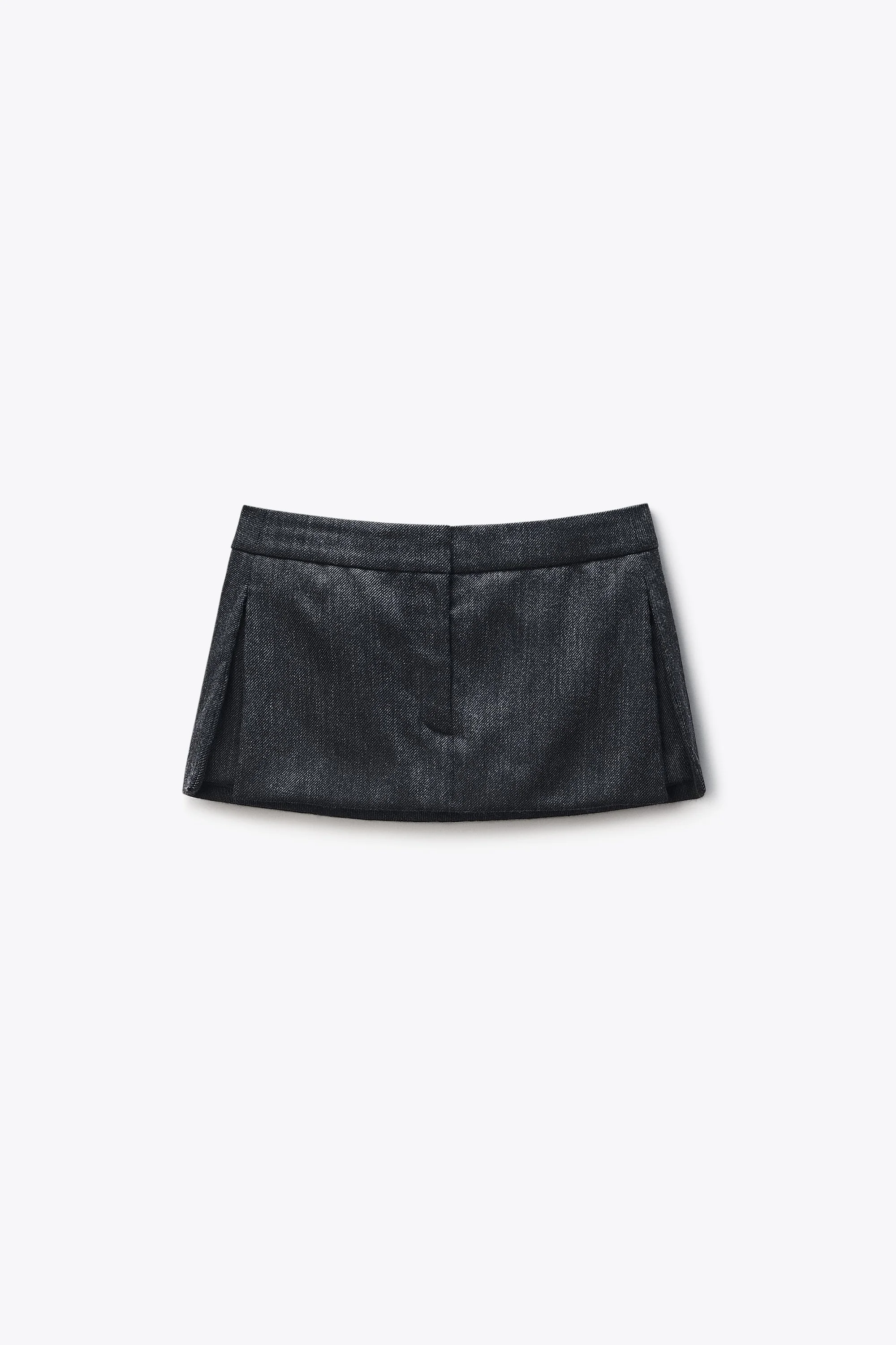 Tailored Mini Skort in Wool - 1