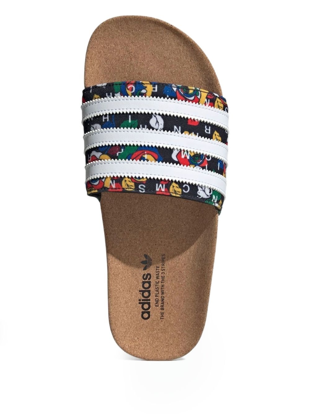 Rich Mnisi Adilette "Core Black /Cloud White/Supplier Colour" slides - 4