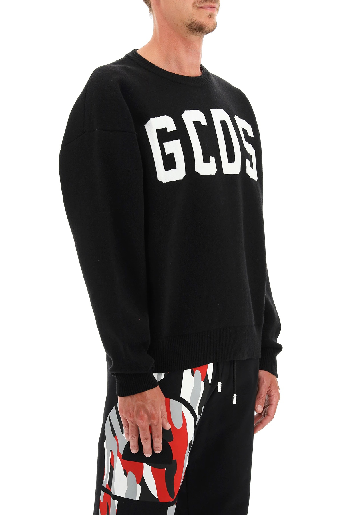 SWEATSHIRT WITH JACQUARD LOGO - 3