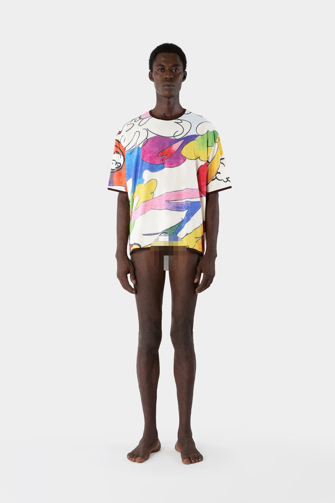 WHATEVER PRINT SUPERSTRETCH OVER T-SHIRT - 2