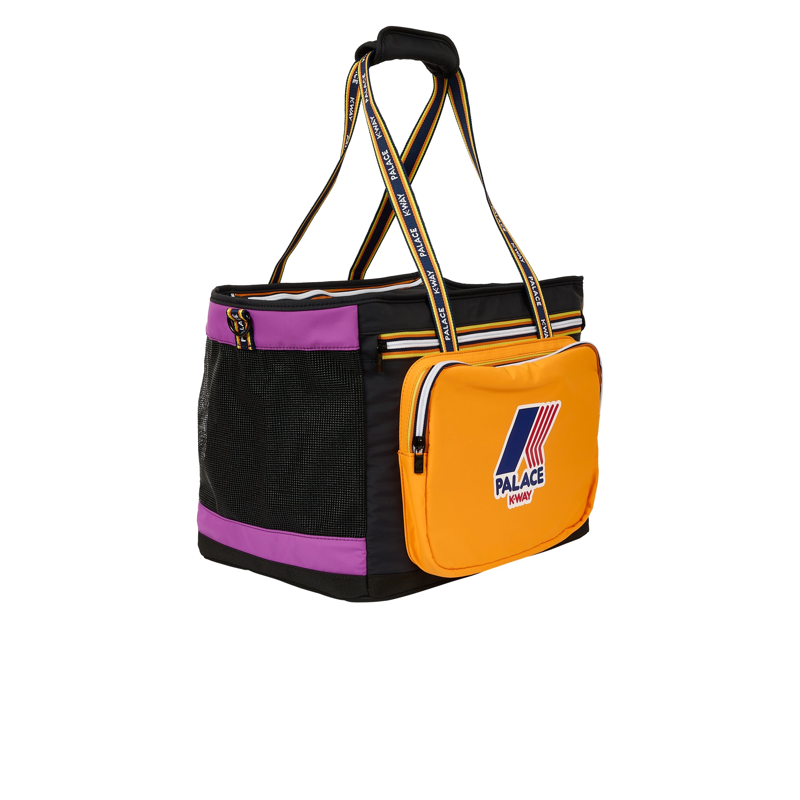 PALACE K-WAY PET BAG MULTI / PURPLE / ORANGE - 4