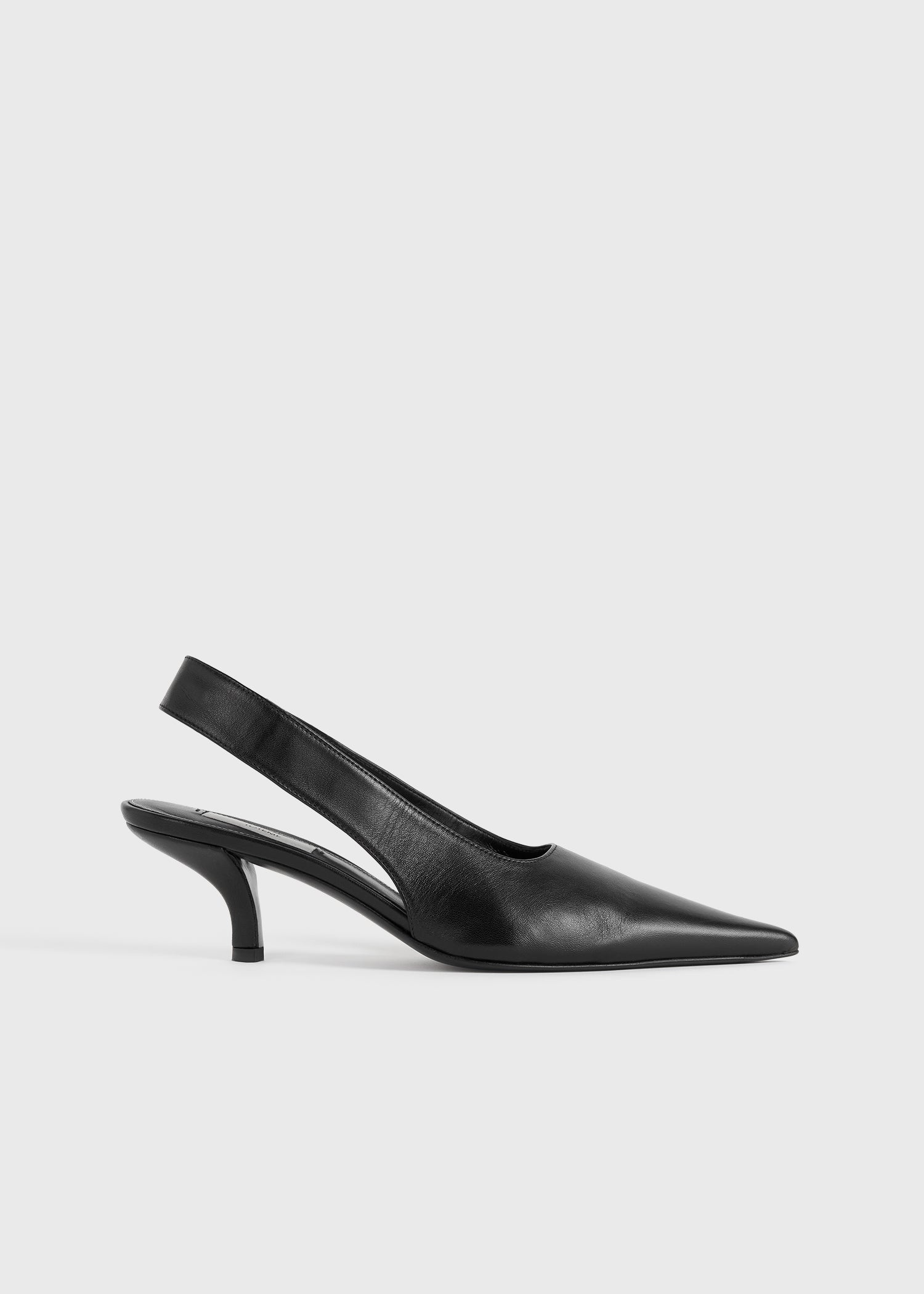 Classic leather slingbacks black - 7
