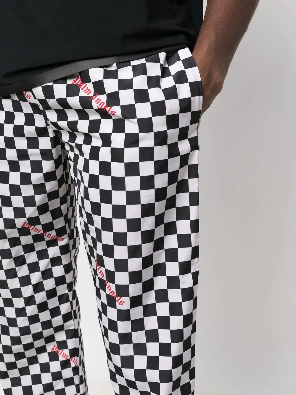 damier-print track pants - 5